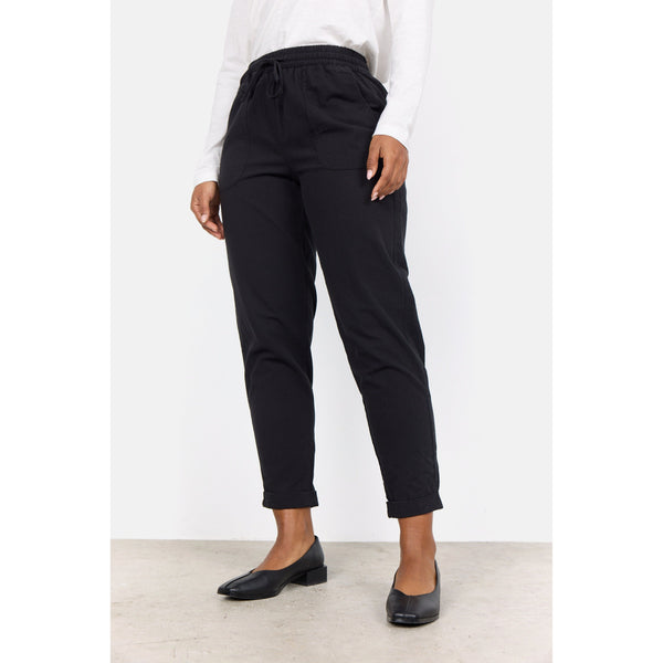 Black Cissic Cotton Pants
