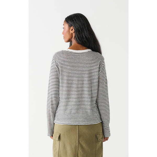 Long Sleeve Thin Stripe Shirt