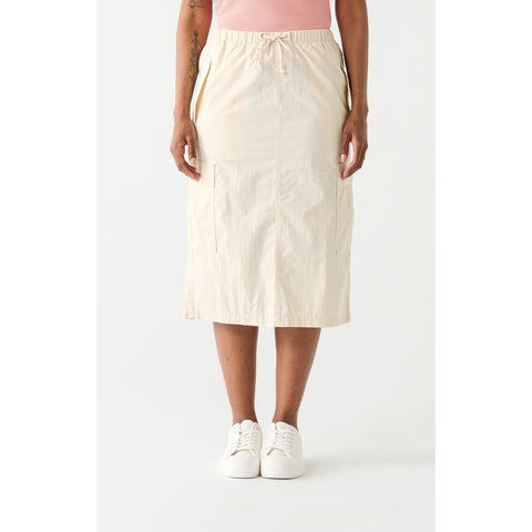Cream Parachute Skirt