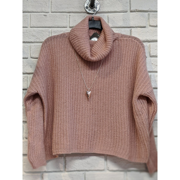 Blush Chunky Knit Sweater - Karmas Boutique YEG