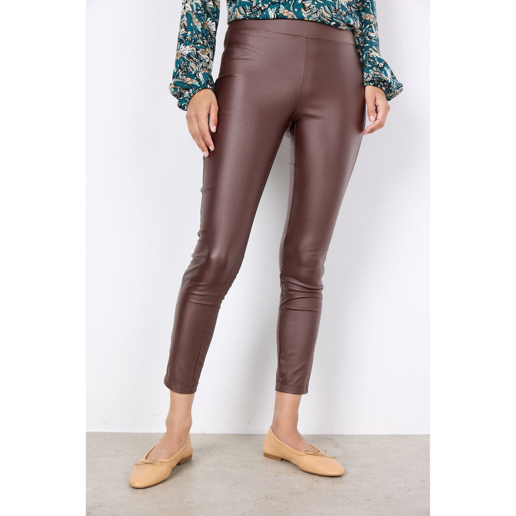 Brown Vegan Leather Leggings – Karmas Boutique YEG