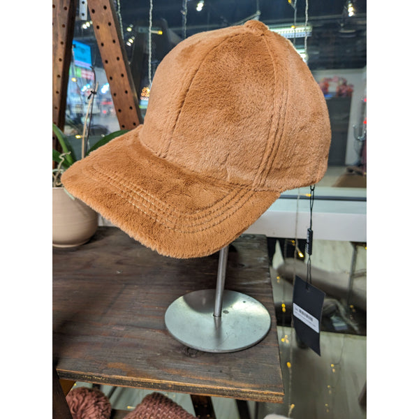 Fuzzy Toffee Ball Cap
