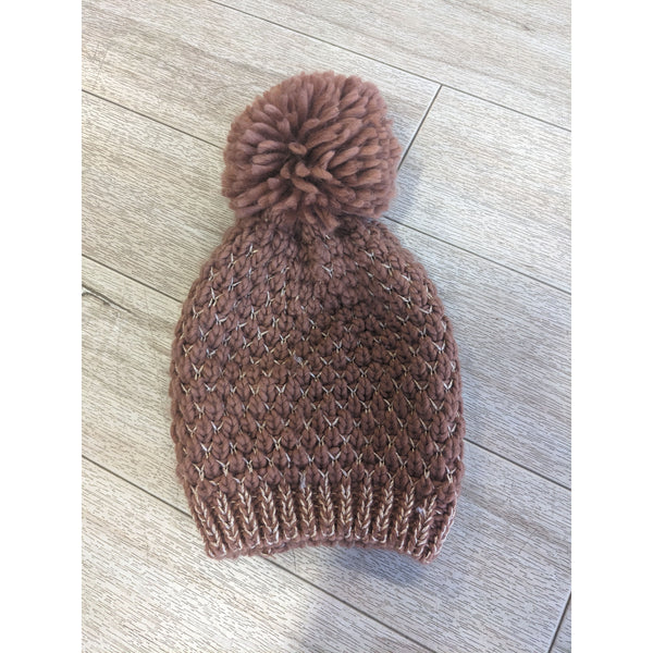 Russet Woven Toque