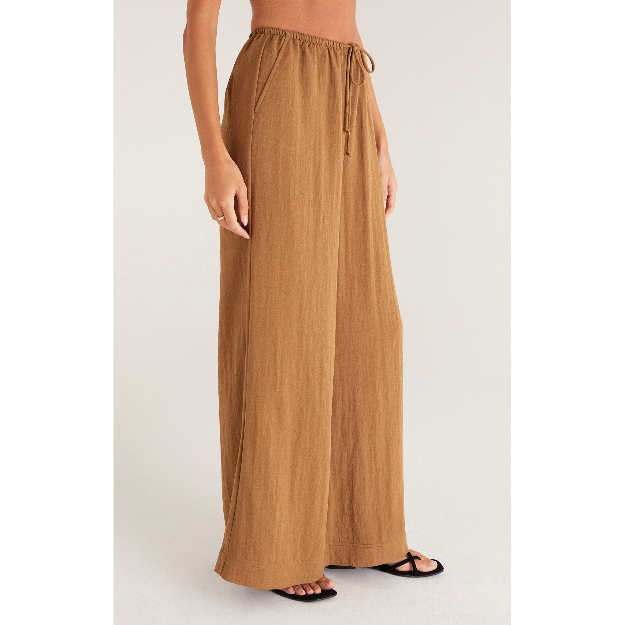 Toffee Wide Leg Pant