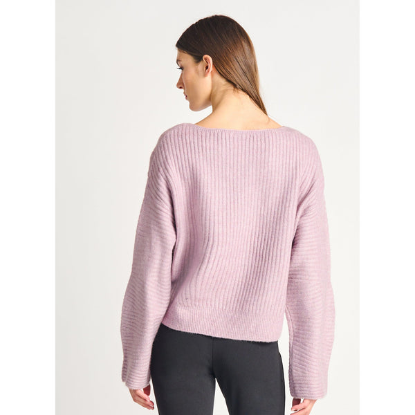 Lilac Ribbed Sweater
