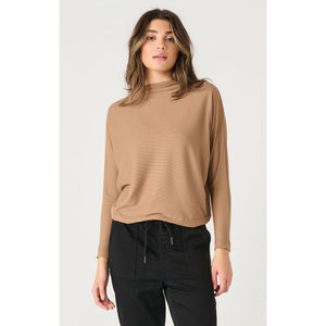 Taupe Mock Top