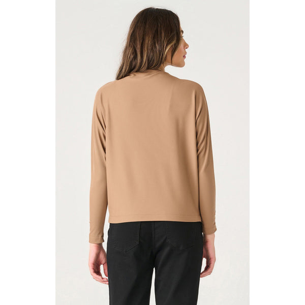 Taupe Mock Top