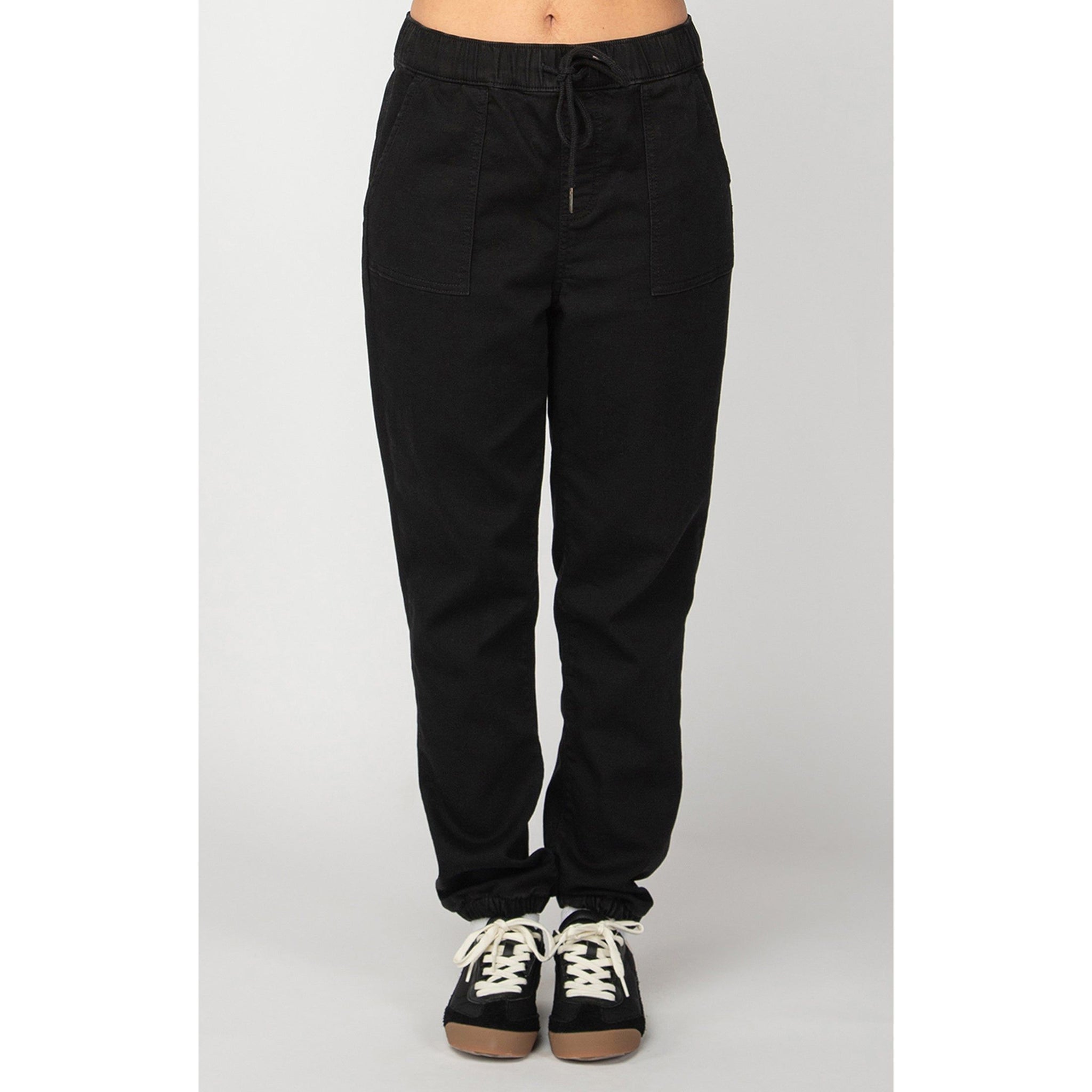 Black Canvas Jogger