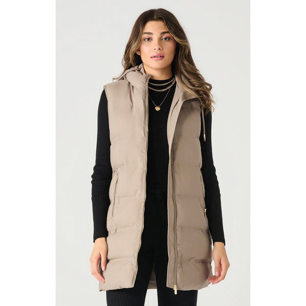 Beige Puffer Vest