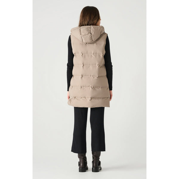 Beige Puffer Vest