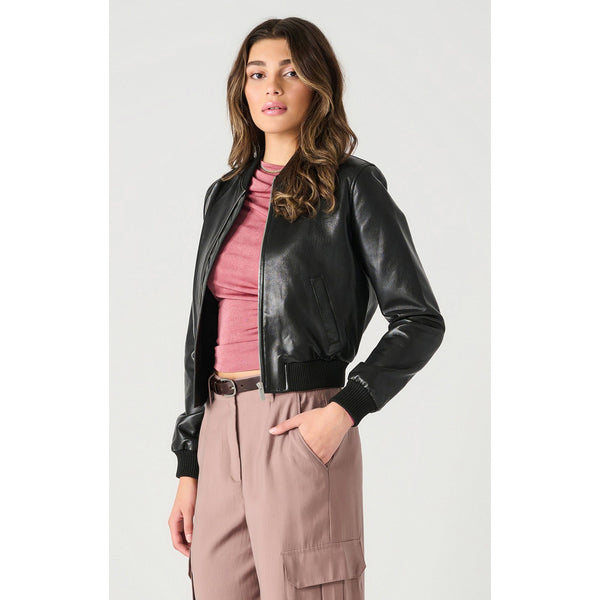 Pleather Bpmber Jacket