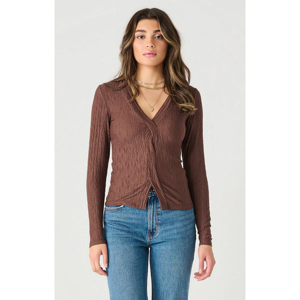 Cocoa Twist Front Top