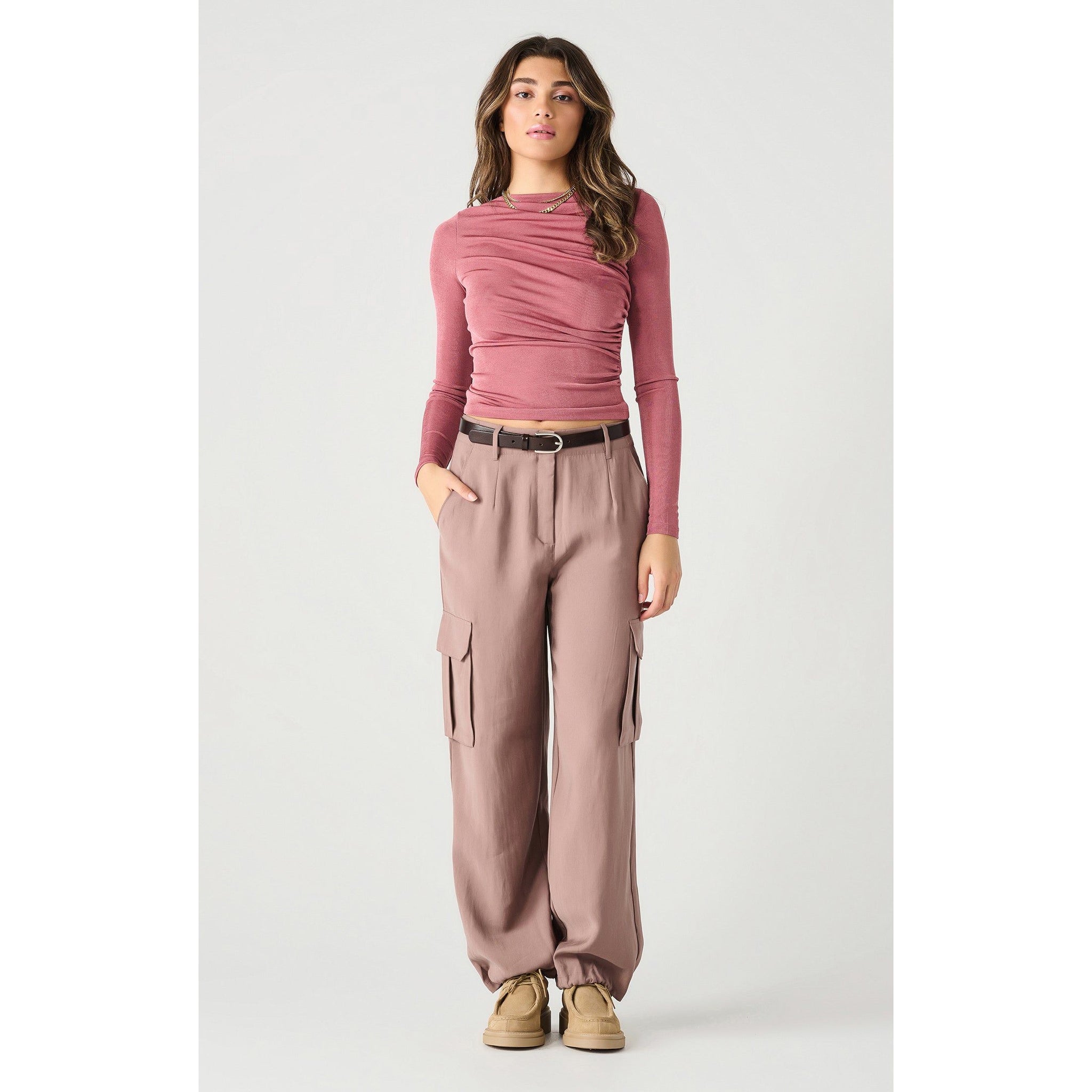 Taupe Cargo Pants