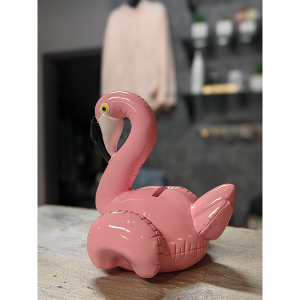 Flamingo Piggy Bank - Karmas Boutique YEG