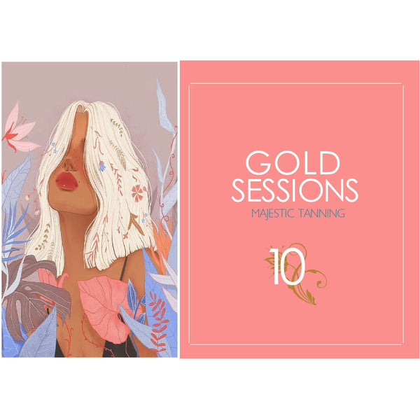 10 Gold Tanning Sessions - Karmas Boutique YEG
